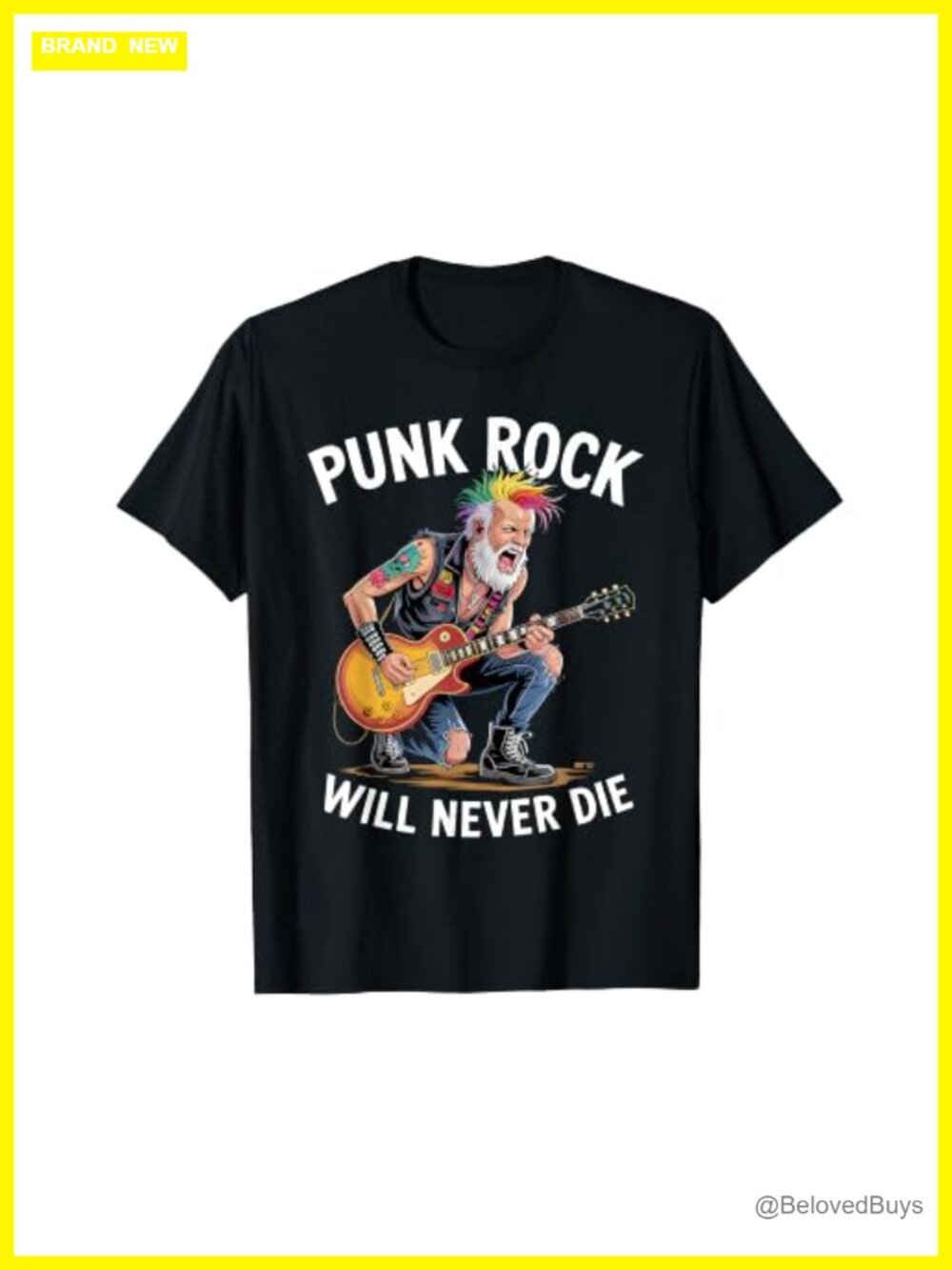 Punk Rock Graphic T-Shirt British UK USA Grunge Music Classic Fit